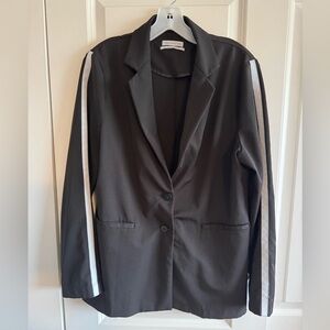 Urban Outfitters Black Blazer with White Accents